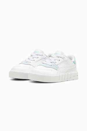 Cali Court Match Toddlers' Sneakers, PUMA White-Turquoise Surf, extralarge-GBR
