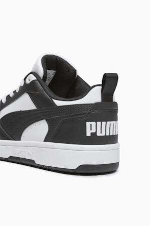 Rebound V6 Lo Youth Sneakers, PUMA White-PUMA Black, extralarge-GBR