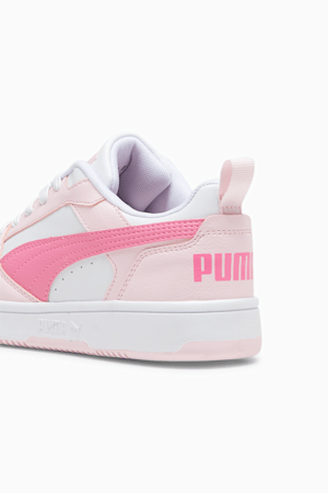 Rebound V6 Lo Youth Sneakers, PUMA White-Fast Pink-Whisp Of Pink, extralarge-GBR