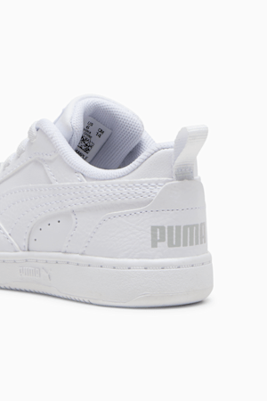 Rebound V6 Lo Toddlers' Sneakers, PUMA White-Cool Light Gray, extralarge-GBR