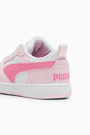 Rebound V6 Lo Toddlers' Sneakers, PUMA White-Fast Pink-Whisp Of Pink, extralarge-GBR