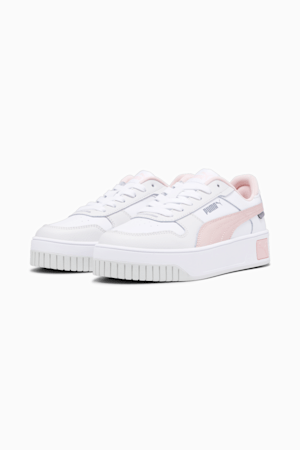 Carina Street Youth Sneakers, PUMA White-Rose Dust-Feather Gray, extralarge-GBR