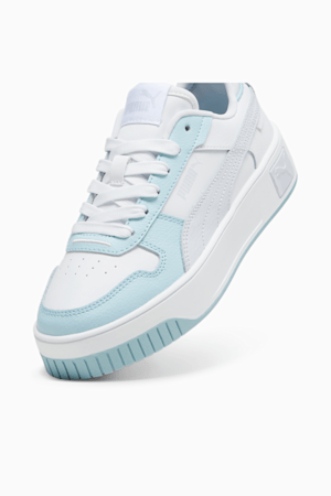 Carina Street Youth Sneakers, PUMA White-Silver Mist, extralarge-GBR