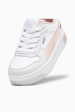Carina Street Kids' Sneakers, PUMA White-Rose Dust-Feather Gray, extralarge-GBR