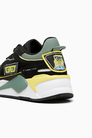 PUMA x SPONGEBOB SQUAREPANTS RS-X Big Kids' Sneakers, PUMA Black-Lemon Meringue, extralarge