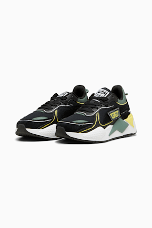 PUMA x SPONGEBOB SQUAREPANTS RS-X Big Kids' Sneakers, PUMA Black-Lemon Meringue, extralarge