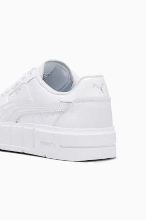 PUMA Cali Court Patent Women's Sneakers, PUMA White, extralarge-GBR