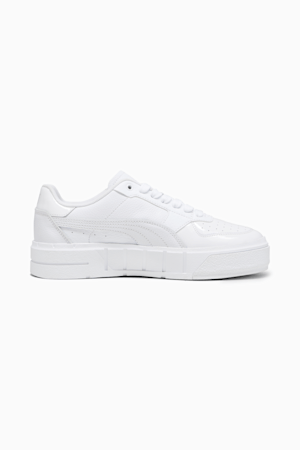 PUMA Cali Court Patent Women's Sneakers, PUMA White, extralarge-GBR