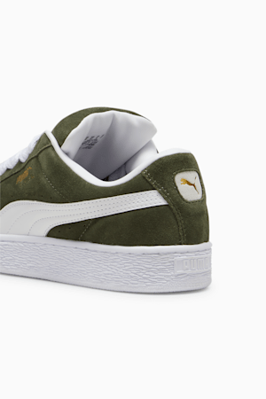 Suede XL Sneakers Unisex, Dark Olive-PUMA White, extralarge-GBR