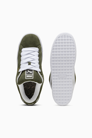 Suede XL Sneakers Unisex, Dark Olive-PUMA White, extralarge-GBR