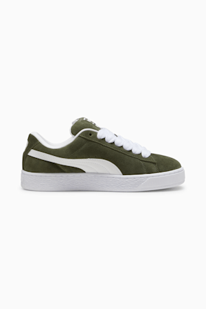 Puma basket olive green hot sale