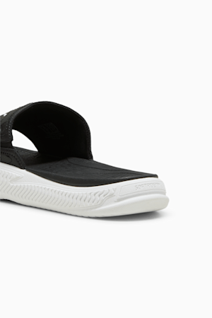 SoftridePro Slide 24 Unisex Sandals, PUMA Black-PUMA White, extralarge