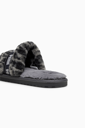 PUMA Fluff I Am The Drama Slides, Mineral Gray-Stormy Slate-PUMA Black, extralarge-GBR