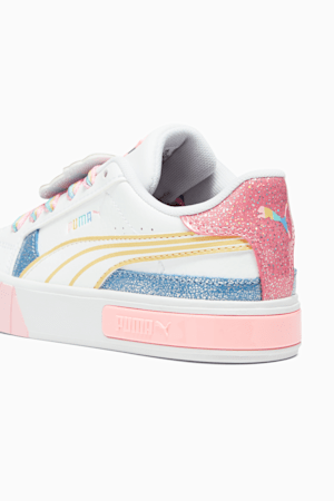 PUMA x L.O.L. SURPRISE! Cali Star Little Kids' Sneakers, PUMA White-Flaxen-Racing Blue, extralarge