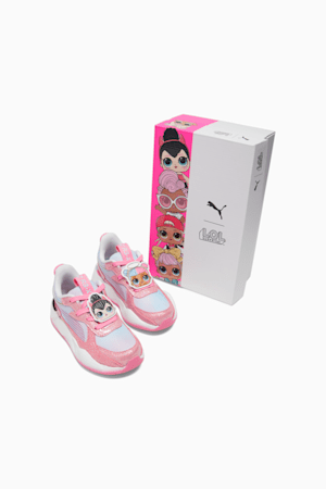 PUMA x L.O.L. SURPRISE! RS-X Little Kids' Sneakers, Strawberry Burst-Silver Sky-PUMA White, extralarge