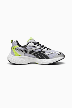 PUMA Morphic Athletic Sneakers, PUMA White-Electric Lime-PUMA Black, extralarge-GBR