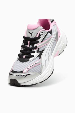 PUMA Morphic Athletic Sneakers, Feather Gray-Pink Delight-PUMA White, extralarge-GBR