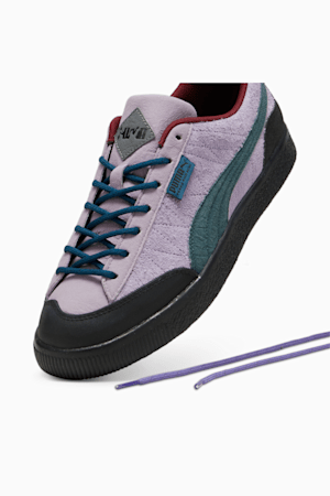 PUMA x PERKS AND MINI Clyde Men's Sneakers, Lavender Shock-Ocean Tropic, extralarge