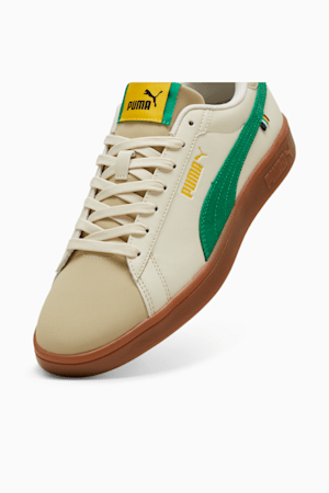 Puma Smash 3.0 Football24 Unisex Sneakers, Alpine Snow-Archive Green-Yellow Sizzle, extralarge