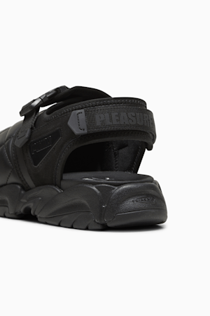 PUMA x PLEASURES TS-01 Quilt Sandals, PUMA Black, extralarge-GBR