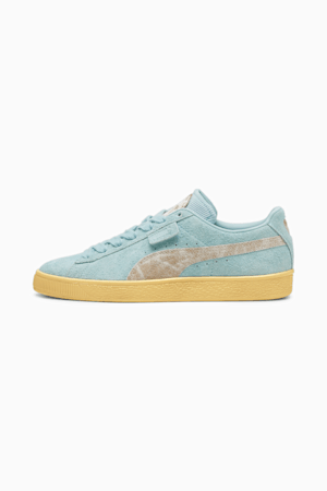 PUMA x PALM TREE CREW Suede B Sneakers, Turquoise Surf-Vapor Gray, extralarge-GBR
