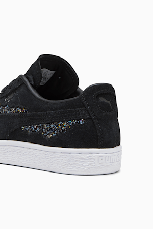 PUMA x SWAROVSKI Suede Women's Sneakers, PUMA Black, extralarge