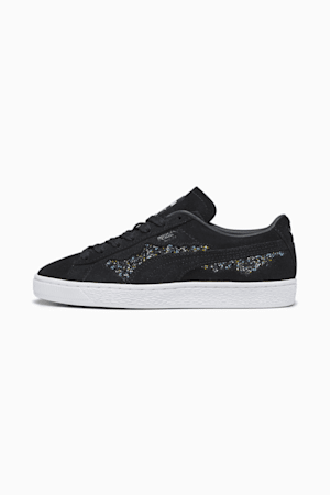 PUMA x SWAROVSKI Suede Women's Sneakers, PUMA Black, extralarge