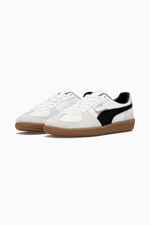 Palermo Leather Men's Sneakers, PUMA White-Vapor Gray-Gum, extralarge