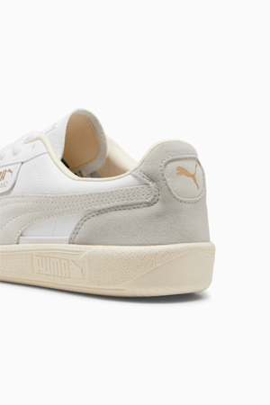 Espadrilles en cuir Smash, homme, PUMA White-Cool Light Gray-Sugared Almond, extralarge