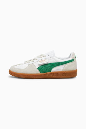 Palermo Leather Sneakers Unisex, PUMA White-Vapor Gray-Archive Green, extralarge-GBR