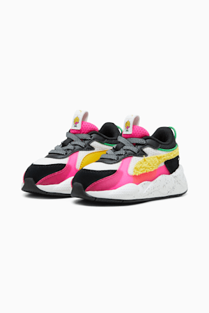 PUMA x TROLLS RS-X Toddlers' Girls' Sneakers, PUMA White-Pelé Yellow, extralarge