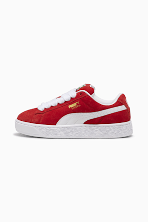 Suede XL Youth Sneakers, For All Time Red-PUMA White, extralarge-GBR