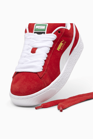 Suede XL Youth Sneakers, For All Time Red-PUMA White, extralarge-GBR