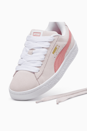 Suede XL Kids' Sneakers, Whisp Of Pink-Passionfruit, extralarge-GBR