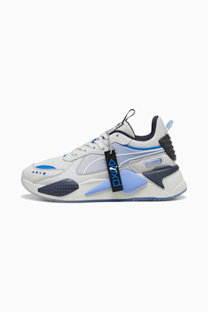 PUMA x PLAYSTATION RS-X Youth Sneakers, Glacial Gray-Blue Skies, extralarge-GBR