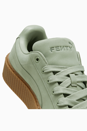 FENTY x PUMA Creeper Phatty Earth Tone Sneakers Unisex, Green Fog-PUMA Gold-Gum, extralarge-GBR
