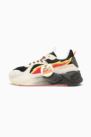 PUMA x CHEETOS® RS-X FH Men's Sneakers, Warm White-PUMA Black-Yellow Blaze-Rickie Orange, extralarge