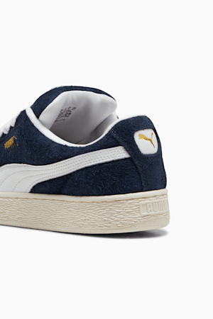 Suede XL Hairy Sneakers, Club Navy-Frosted Ivory, extralarge-GBR