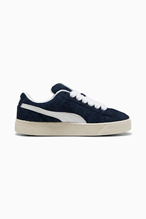 Suede XL Hairy Sneakers, Club Navy-Frosted Ivory, extralarge-GBR
