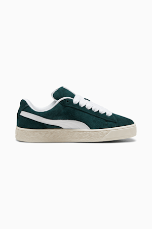 Suede XL Hairy Sneakers, Ponderosa Pine-Frosted Ivory, extralarge-GBR