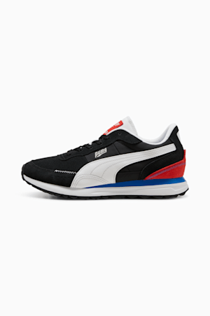 Road Rider Suede Sneakers, PUMA Black-PUMA White, extralarge-GBR