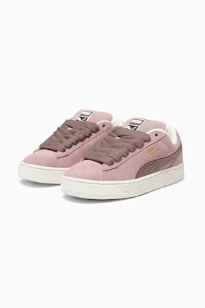 Suede XL Women's Sneakers, Future Pink-Warm White, extralarge