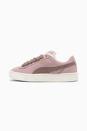 Suede XL Women's Sneakers, Future Pink-Warm White, extralarge