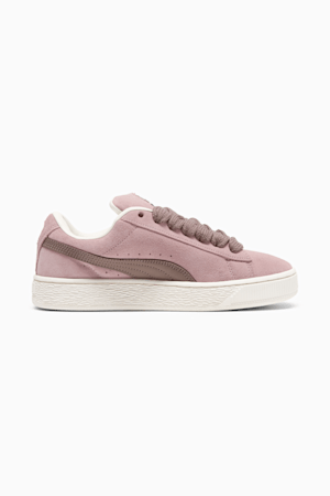 Suede XL Women's Sneakers, Future Pink-Warm White, extralarge