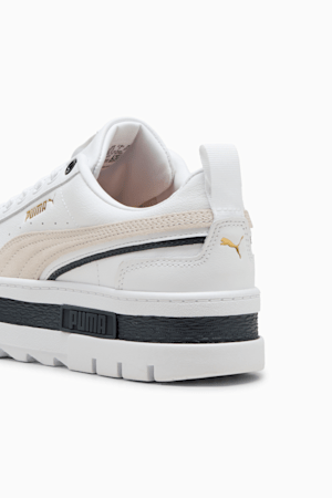 Mayze Classics Women's Sneakers, PUMA White-PUMA Gold, extralarge