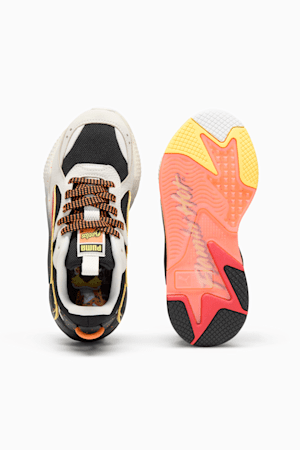 PUMA x CHEETOS® RS-X FH Big Kids' Sneakers, Warm White-PUMA Black-Yellow Blaze-Rickie Orange, extralarge