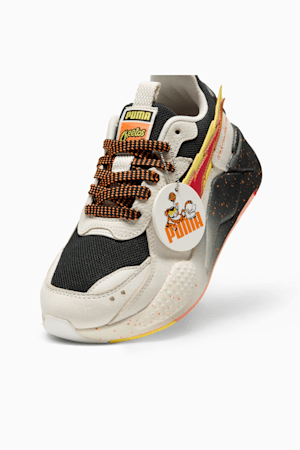 PUMA x CHEETOS® RS-X FH Big Kids' Sneakers, Warm White-PUMA Black-Yellow Blaze-Rickie Orange, extralarge