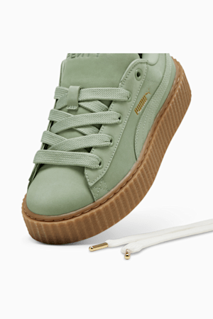 FENTY x PUMA Creeper Phatty Earth Tone Sneakers Youth, Green Fog-PUMA Gold-Gum, extralarge-GBR