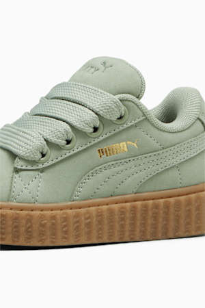 FENTY x PUMA Creeper Phatty Earth Tone Sneakers Toddler, Green Fog-PUMA Gold-Gum, extralarge-GBR