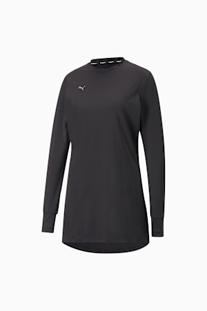 Modest Activewear Long Sleeve Training Tee Women, Puma Black, extralarge-GBR